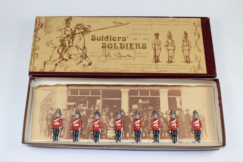 Soldiers’ Soldiers John Tunstill Types of the Cavalry: Soldiers’ Soldiers John Tunstill Types of the Cavalry Regts. 1880-1914 Set 142 Parade order/at attention. Excellent condition in box. 8 pieces
