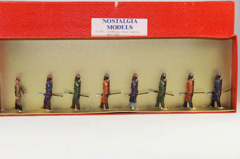 Nostalgia Mafeking Black Watch,: Nostalgia Mafeking Black Watch, Boer War Mint condition with box. 8 pieces