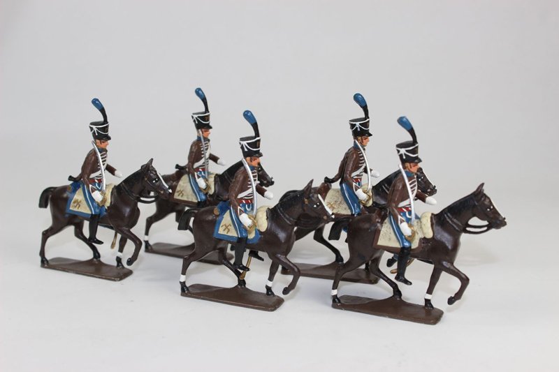Mignot 1st Empire Cavalry: Mignot 1st Empire Cavalry Excellent condition No box lid. 5 pieces