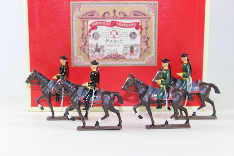 Mignot Chinese Boxer Cavalry: Mignot Chinese Boxer Cavalry Excellent condition with box. 4 pieces