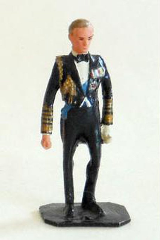 Graham Farish Coronation Series 1952: Graham Farish Coronation Series 1952 # GF2 Prince Philip Duke of Edinburgh in Evening Dress Condition Excellent