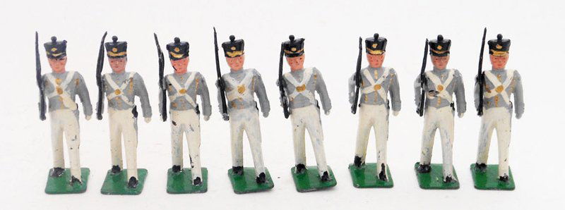 Johillco West Point Cadets Unboxed Post War: Johillco West Point Cadets Unboxed Post War 8 Pieces. Unboxed. Condition Excellent