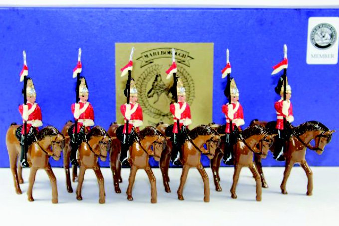 Marlborough Lifeguard Lancer Cavalry: Excellent Condition with Boxes 6 pieces.