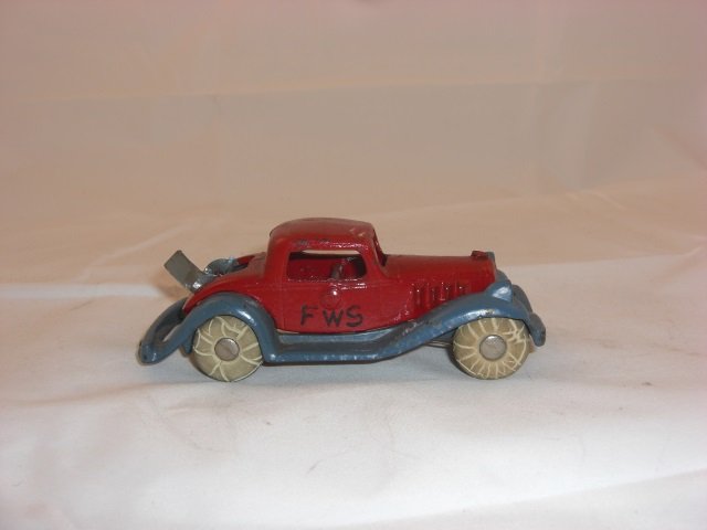 A. C. Williams Cast Iron Car: 4 3/4 Long. 1 Piece. Condition Excellent.