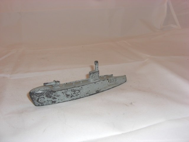 Manoil Submarine #71 & #79: 5 1/2 Inches long. 1 Piece. Condition Good.