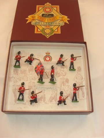 Britains Colonial Collection: Post War. Lead Manufacturer. 10 Pieces. Condition Mint in Box.
