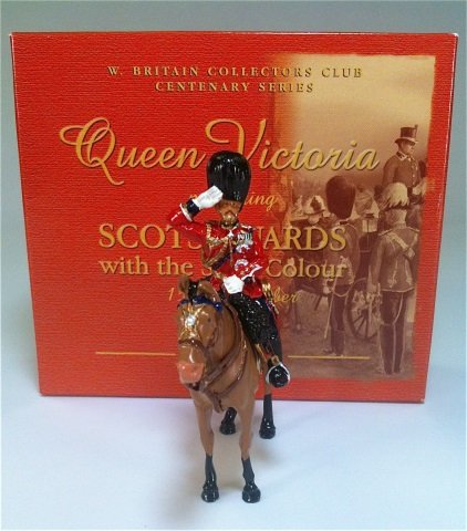 Britains Set #5993: Presentation of the State Colours, H.R.H. The Duke of Connaught Mounted in Guards Uniform. With Original Box. 1 Piece. Condition Excellent.