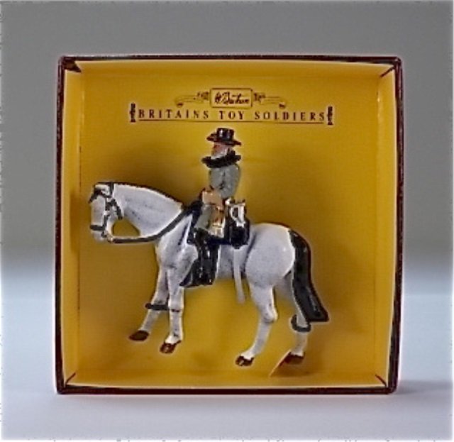 Britains Set #8877: General Lee Mounted. With Original Box. 2 Pieces. Condition Excellent.