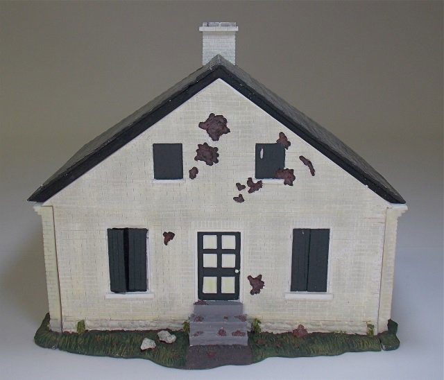 Britains Set #17151: Dunker Church Tactical Scene. With Original Box. 5 Pieces. Condition Excellent.