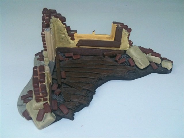 Britains Set #17391: WWII, Building Tactical Scene. With Original Box. 1 Piece. Condition Excellent.