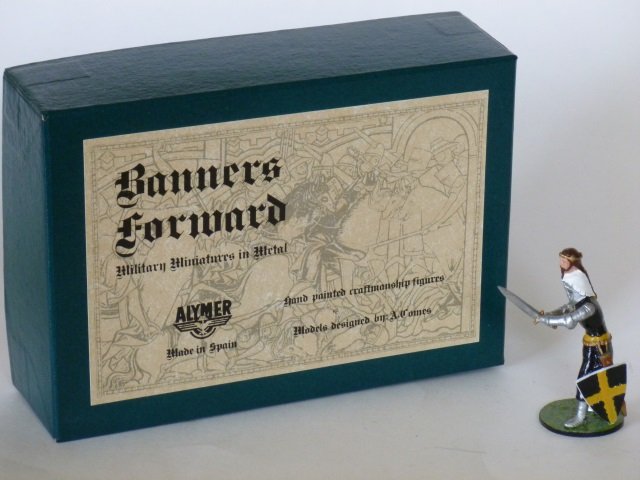 Alymer Knight #BF 35 Earl of Suffolk: Banners Forward Series, with original excellent box and certificate, 1 piece, condition excellent