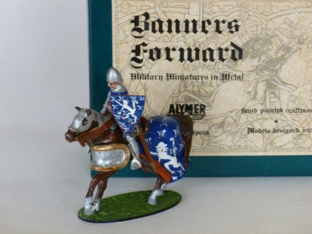 Alymer Knight #BF 12 Sir Thomas Holland: Banners Forward Series, with original excellent box and certificate, 1 piece, condition excellent