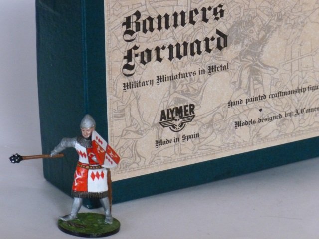 Alymer Knight #BF 17 William Montacote: Lord of Man, Banners Forward Series, with original excellent box and certificate, 1 piece, condition excellent