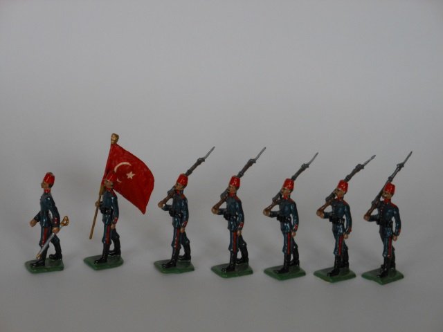 Palmetto Turkish Infantry: Post War. 7 pieces, unboxed, condition very good