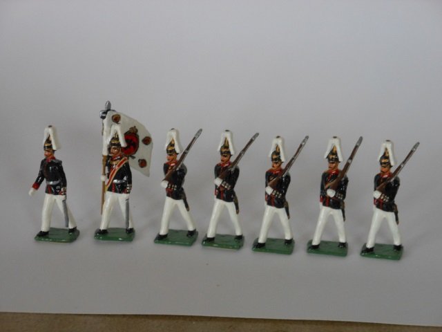 Palmetto Prussian Guards 1914: Post War. 7 pieces, unboxed, condition very good