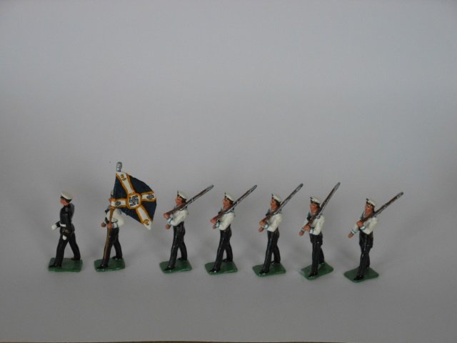 Palmetto German Navy: Post War. 7 pieces, unboxed, condition very good