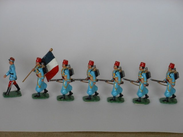 Palmetto Turcos: Post War. 7 pieces, unboxed, condition very good