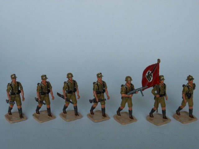 Palmetto German 8th Army: Post War. 7 pieces, unboxed, condition very good