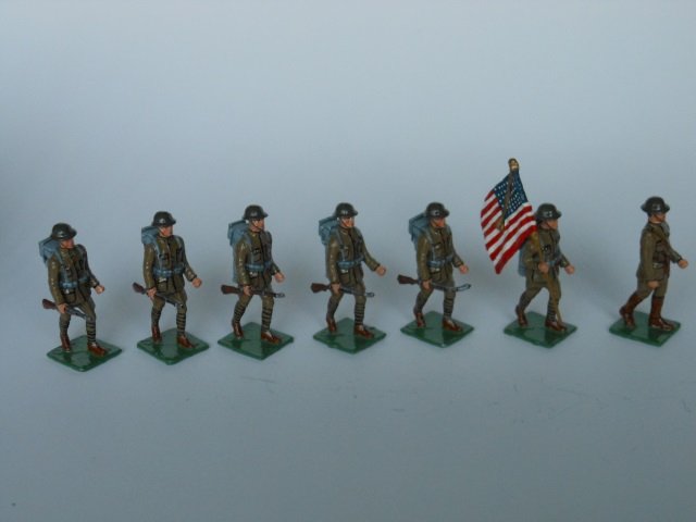 Palmetto US WWI: Post War. 7 pieces, unboxed, condition very good