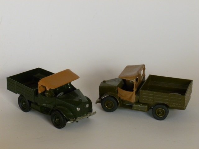 Britains Set #1877 Beetle Lorries: Post War. 2 pieces, unboxed, condition very good