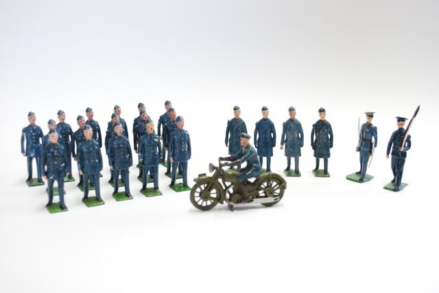 Britains from Set #2011 R.A.F. Display: Post War. 23 pieces, unboxed, condition very good