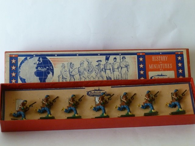 Authenticast Chinese Boxers: Post War. With original generic box and insert, 7 pieces, condition very good, box good