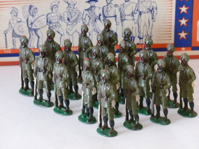 Authenticast Indian Sikhs: Post War. With original generic box, 22 pieces, condition very good, box good