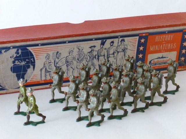 Authenticast Philippine Infantry: Post War. With original generic box, 19 pieces, condition very good, box good