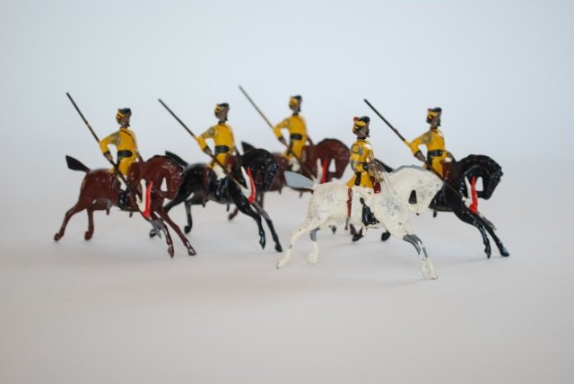 Britains Set #47 Skinners Horse: Post War. 5 pieces, unboxed, condition very good