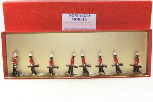 Nostalgia Models British: Honduras Defense Force 1910 Excellent With Box 8 Pieces.