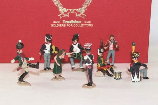 Tradition Napoleonic Spoils of War: After the Battle Set T104 Excellent Condition With Box 9 Pieces.