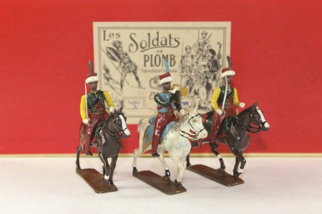 Mignot Napoleonic Mameluke: Cavalry Excellent Condition With Box 3 Pieces.