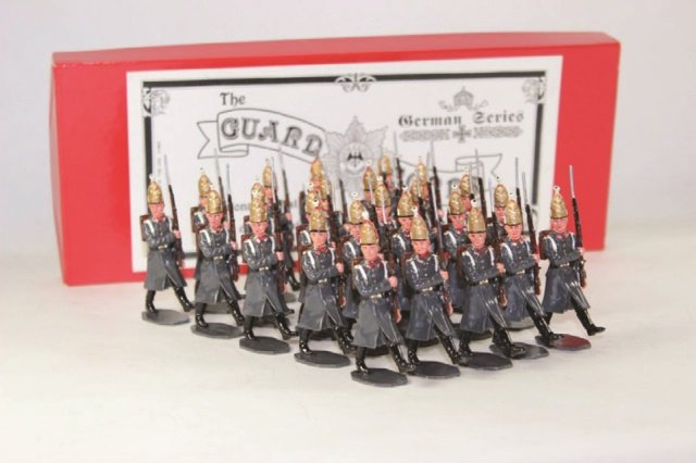 The Guard Corps Prussian Army On Parade: Grenadier Regiment with Sargent Set 7G Set 89 (x4) Excellent Condition With Box 25 Pieces.