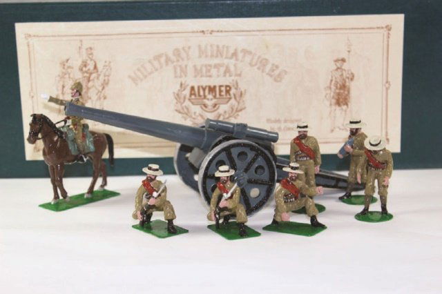 Alymer Royal Navy Landing Party: Boer War AB-46 Excellent Condition With Box 8 Pieces.