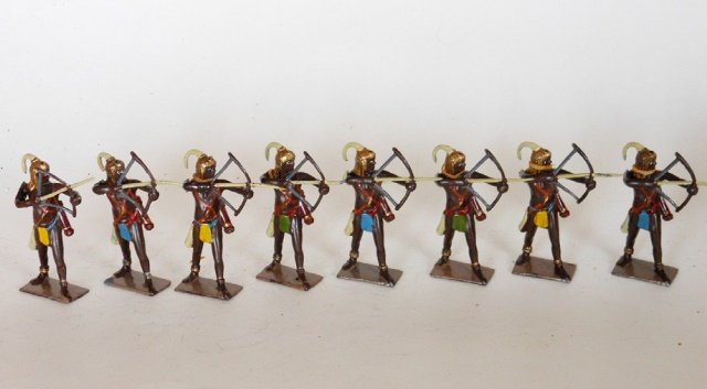 Britians Set #202 Togoland Warriors: Post War. 8 pieces. Unboxed. Condition Excellent.