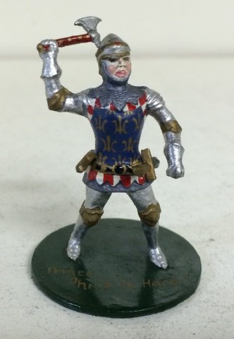 Courtenay- Prince Philip 'Les Hardi' #21: The Boy Prince. Signed on base 'Made in England by R Courtenay.' 1 Piece. Post War. Condition Near Mint.