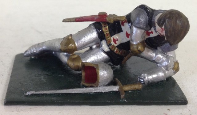 Courtenay- Matthew de Rouvray Z1: Captain of King John's Bodyguard. Signed on base 'Matthew de Rouvray Captain of King John's Bodyguard Made in England by R Courtenay 1st.' 1 Piece. Post War. Condition Excellent.