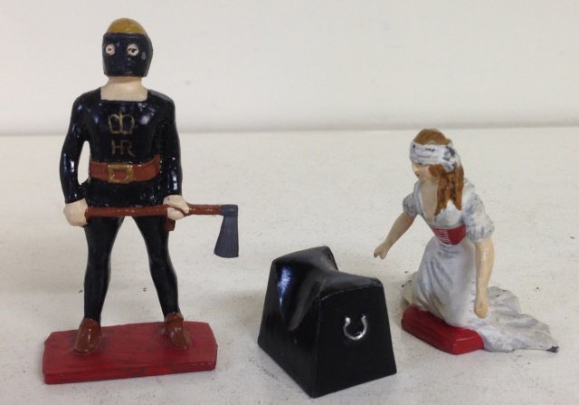 Courtenay- The Execution of Lady Jane Grey: 3 Pieces. Post War. Condition Excellent.