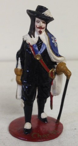 Courtenay- Charles I: Signed on base 'Made in England by R Courtenay.' 1 Piece. Post War. Condition Near Mint.