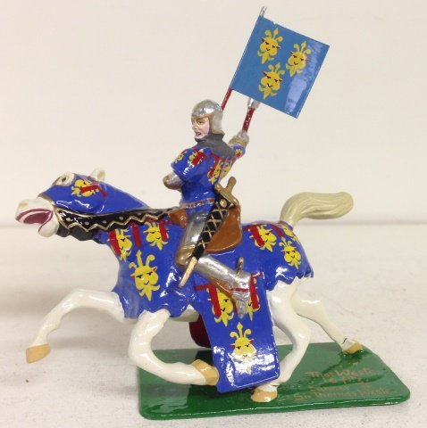 Courtenay-Greenhill H11: Thos. Weste la fitz Banner of Sir Thomas Weste. Signed on base 'Courtenay-Greenhill Bournemouth ENGLAND 12 August 1987 pewter Peter Greenhill H11 2336.' 1 Piece. Condition Excellent.