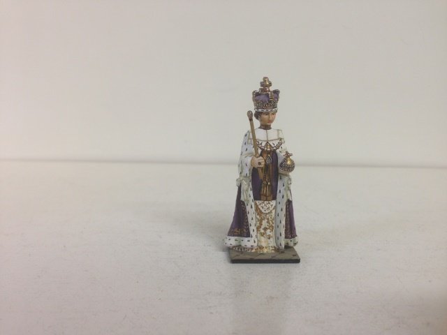 Greenwood & Ball Queen Elizabeth II: With crown, scepter and orb in short robe; condition near mint; 1 piece.