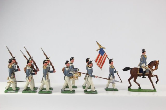 Heyde West Point Cadets: Marching and Assorted Excellent Condition No Box 12 Pieces. 48mm