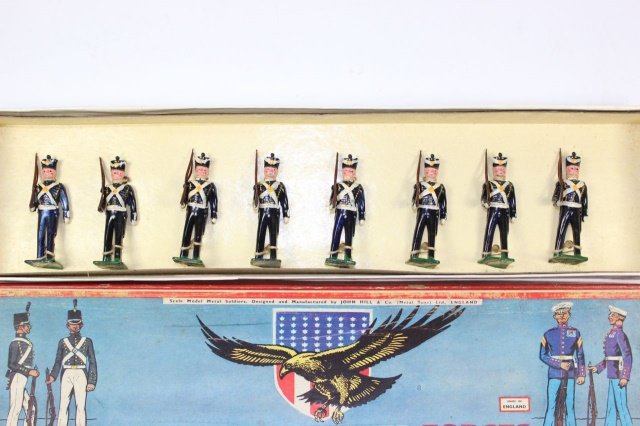 John Hill 71st New York: Ref.256 Mint Original Tied In Box 8 Pieces.