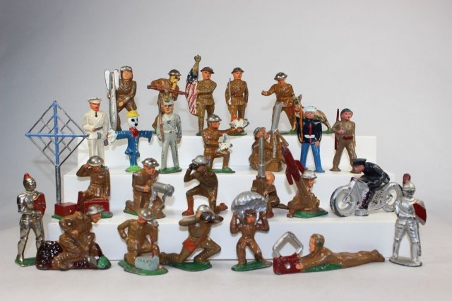 Barclay Manoil Dimestore Assortment: Great Poses Lightly Played Good/Very Good No Boxes 25 Pieces.