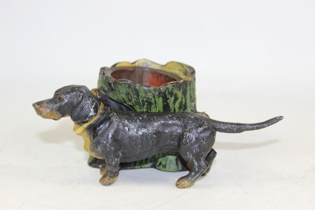 Heyde Nick/Nack: Cigarette Holder With Dog Excellent Condition 1 Piece.