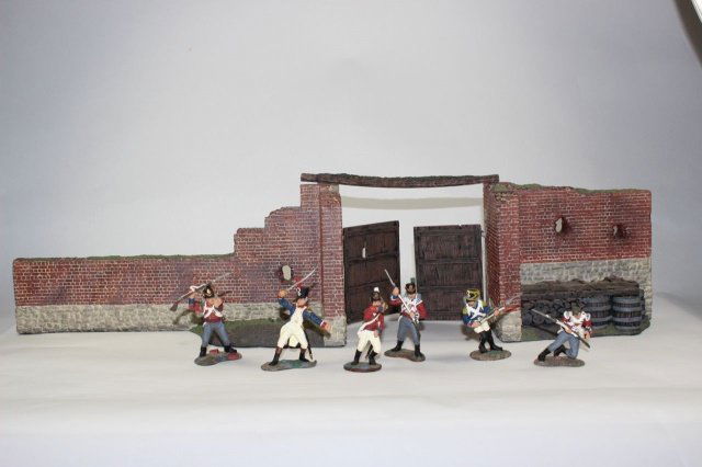 Wm Britains Northgate: #00148 Diorama Excellent Condition With Box 11 Pieces.