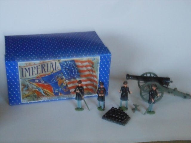 Imperial Civil War Gun Team: With original box. 5 pieces. Post War. Condition excellent. Box excellent.