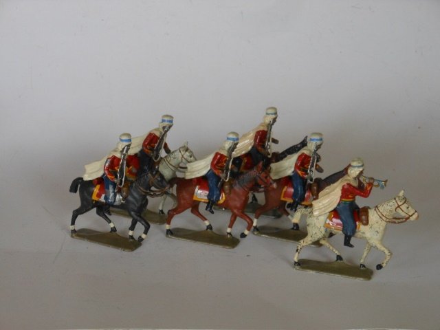 Mignot Spahis: 6 pieces. Post War. Unboxed. Condition very good.