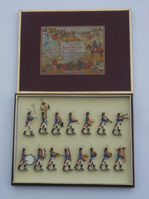 Maison Lucotte French Regiment of the Line Band: Post War with Original Box. 15 Pieces Condition Excellent. Box Excellent.
