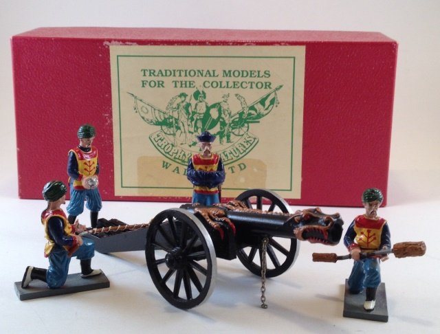 Trophy Boxer Rebellion Tiger Gun #BS19: 5 pieces. Condition Excellent. Box Good.